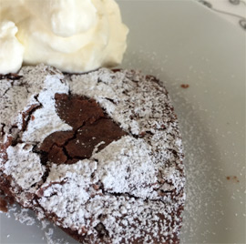 Glutenfri kladdkaka med kokosmjöl